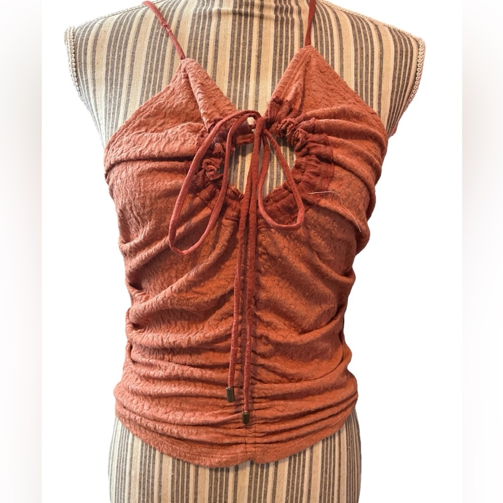 Free People Rust Tank Top